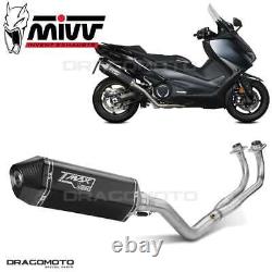 YAMAHA T-MAX 560 2020 2021 Full Exhaust System Speed Edge MIVV Black