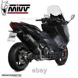 YAMAHA T-MAX 560 2020 2021 Full Exhaust System Speed Edge MIVV Black