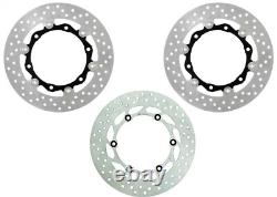 YAMAHA T Max 500 2008 2011 Complete Brake Set 3 Floating Front Discs Pads