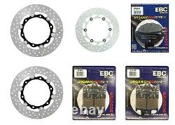 YAMAHA T Max 500 2008-2011 Complete Front Brake Set with 3 Floating Discs and Brake Pads.