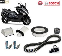 Yamaha 500 T-MAX 04/07 Revision Kit: Filter, Spark Plugs, Belt, Rollers