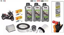 Yamaha 500 T-Max 2001-2007 Revision Kit: Air Filter, Oil, Spark Plug, IGOL 10w40