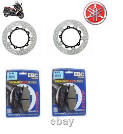 Yamaha T-MAX 500 2004 2005 2006 2007 Pair Front Brake Discs with Pads