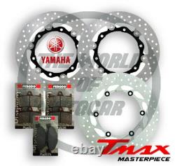 Yamaha T-Max 500 2008/11 Brake Disc Kit Front Rear Ferodo Brake Pads