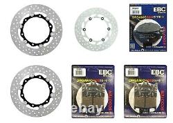 Yamaha T Max 500 2008-2011 Complete Brake Set 3 Floating Front Discs Pads