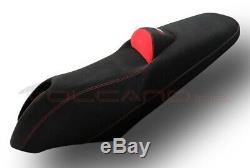 Yamaha T-max 500 2001-2007 Design Volcano Seat Cover Black Red Anti Extra Grip