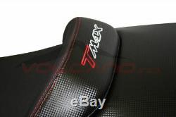 Yamaha T-max 530 2012-2014 Design Volcano Seat Cover Black Red Anti Extra Grip