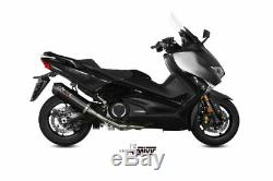 Yamaha T-max 530 2017 2018 MIVV Complete Line Oval Black Approved