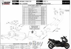 Yamaha T-max 530 2017 2018 MIVV Online Full Speed Edge Black Approved