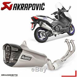 Yamaha T-max 530 2017 2018 Tmax Complete Line Akrapovic Titanium