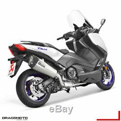 Yamaha T-max 530 2017 2018 Tmax Complete Line Akrapovic Titanium