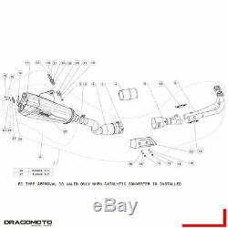 Yamaha T-max 530 2017 2018 Tmax Complete Line Akrapovic Titanium