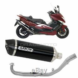 Yamaha T-max 530 Complete Line Arrow Race-tech Alu Black CC 2012-2016