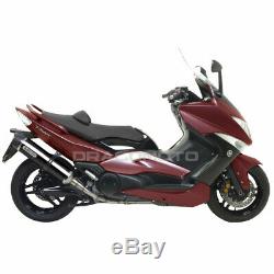 Yamaha T-max 530 Complete Line Arrow Race-tech Alu Black CC 2012-2016