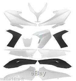 Yamaha T-max Tmax 500 2008-2012 Black & White Bodywork Body Kit