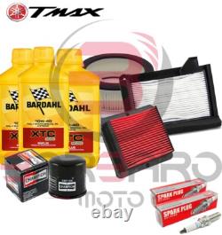 Yamaha Tmax 560 2020 2021 service kit Bardahl XTC 10W40 + filters + spark plugs T-Max