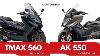 Yamaha Tmax 560 Vs Kymco Ak Premium Comparison (already In English)