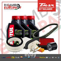 Yamaha Tmax T-Max 500 Maintenance Kit Oil Belt 2009 MOTUL 5100 Spark Plugs NGK
