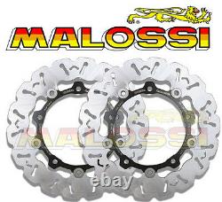 2 Disques freins Avant Woop Disc Brake MALOSSI YAMAHA T-MAX 500 2008-2011