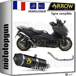 Arrow Ligne Complete Approuve Rc Race-tech Noir C Yamaha Tmax T-max 560 2020 20