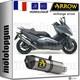 Arrow Pot Echappement Approuve Race-tech C Yamaha Tmax T-max 500 Yp 2009 09
