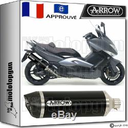Arrow Silencieux Racetech Aluminium Dark CC Hom Yamaha Yp T-max 500 2008 08