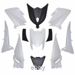Carrosserie-carenage maxiscooter adaptable yamaha 530 tmax 2012+2014 blanc brill