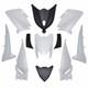 Carrosserie-carenage Maxiscooter Adaptable Yamaha 530 Tmax 2012+2014 Blanc Brill