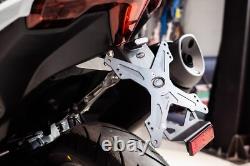EVOTECH Support Plaque D'Immatriculation Réglable Yamaha Tmax 560 Tech Max 2025