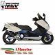 Echappement Complete Mivv Yamaha T-max 500 2007 Moto Silencieux Suono Noir