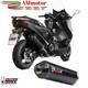 Echappement Complete Moto Mivv Yamaha T-max 530 2017 Oval Black Carbon Cap