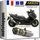 Echappement Approuve Titanium C Tech Arrow Pour Yamaha Tmax T-max 530 2012 12