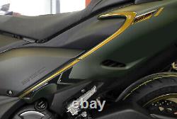 Kit Autocollant Gel 3D Compatible Yamaha Tmax 560 Tech Max Partir 2020 Carbone
