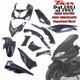 Kit Car&eacute;nages Noirs 12pz Pour Yamaha Tmax T Max 500 2001-2007