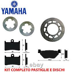 Kit Complet Frein Plaquettes Et Disques Yamaha Tmax 530 Iron Max ABS 2015 2017