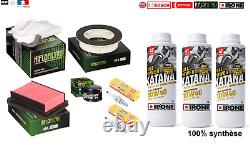 Kit Entretien Premium Filtres Bougie IPONE Katana Yamaha T-MAX TMAX 500 08-11