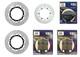 Kit Frein Yamaha T Max 500 2008 2011 Complet 3 Disques Flottants Plaquettes