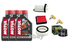 Kit/Tagliando Yamaha TMAX-530 T-MAX 2012 2015 Huile Motul 7100 Filtres Bougies
