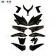 Kit Carénage 13 Pièces Noir Brillant R Yamaha 500 Tmax 2008 2009 2010