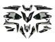 Kit Carénage Tnt 15 Piece Noir Brillant Pour Scooter Yamaha 530 Tmax 2017 2018