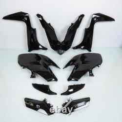 Kit carénage TNT 15 piece noir brillant pour scooter Yamaha 530 Tmax 2017 2018