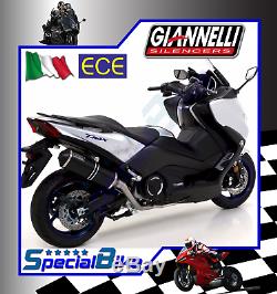 Ligne Complète Yamaha T-max 530 2017 Giannelli Ipersport Black No Kat Euro 4