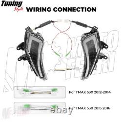 MF7255 Kit Clignotants + Stop Avant Arrière Fumé Led Yamaha TMax 530 2012-2016