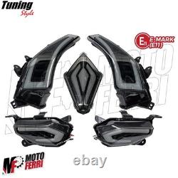 MF7255 Kit Clignotants + Stop Avant Arrière Fumé Led Yamaha TMax 530 2012-2016