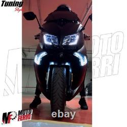 MF7255 Kit Clignotants + Stop Avant Arrière Fumé Led Yamaha TMax 530 2012-2016