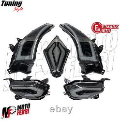 MF7255 Set Clignotants + Stop LED avant Arrière Fumée YAMAHA Tmax 530 2012/2016