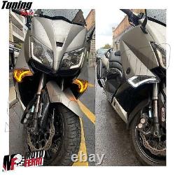 MF7255 Set Clignotants + Stop LED avant Arrière Fumée YAMAHA Tmax 530 2012/2016