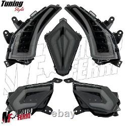 MF7255 Set Clignotants + Stop LED avant Arrière Fumée YAMAHA Tmax 530 2012/2016