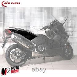 MF8658 Carénage Arrière Droit Yamaha TMax 530 SX DX 2017/2019 Noir Brillant
