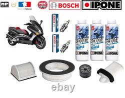 Pack Révision YAMAHA 500 T-max 2001-2007 Tmax Filtre Air Huile bougie IPONE 10W